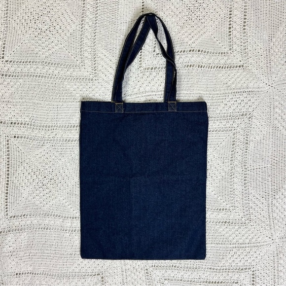 2024 Sabrina Carpenter Short N Sweet Tour Tote Bag Blue Denim Rare Authentic - Picture 2 of 4